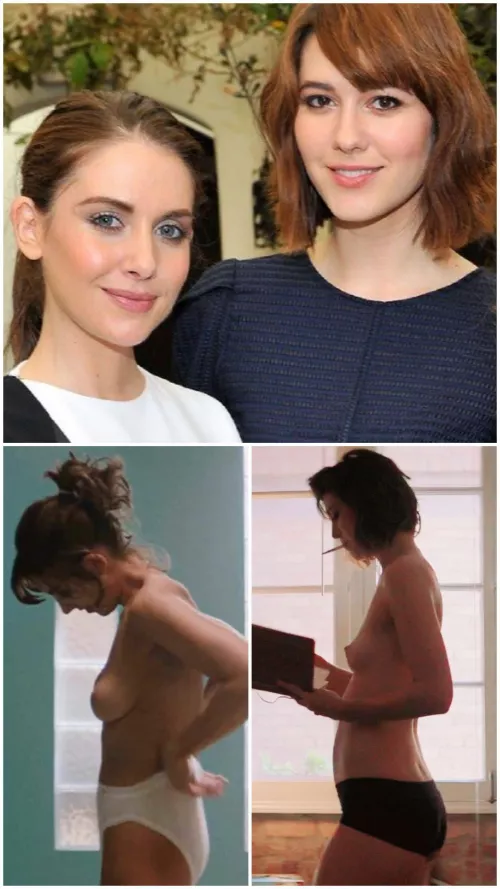 Alison Brie & Mary Elizabeth Winstead by deadkameng