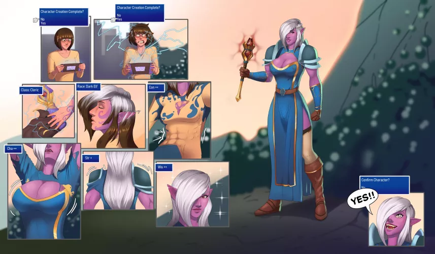 All About That Class by TheDangerCat (FTF, Dark Elf) by not4myprimary