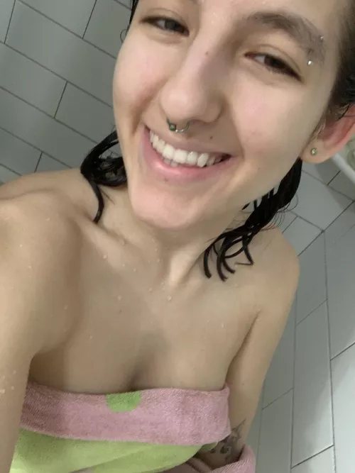 All clean now it’s time to put on pjs by kitkat546