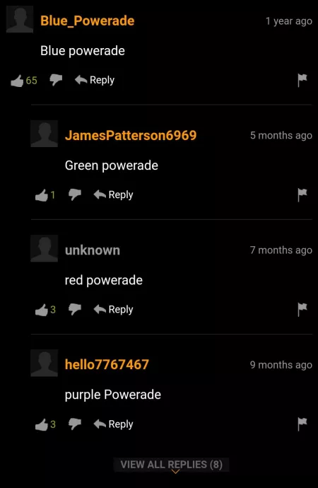 All colours of powerade by Atesz763