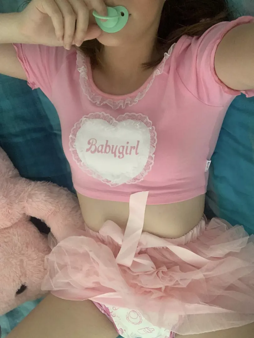all diapered n pink 💓💕💖 posted by [deleted]