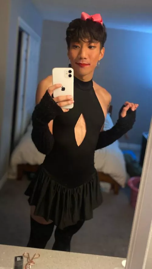 all dressed up like a bimbo fuckdoll 🥰 by femboyfag