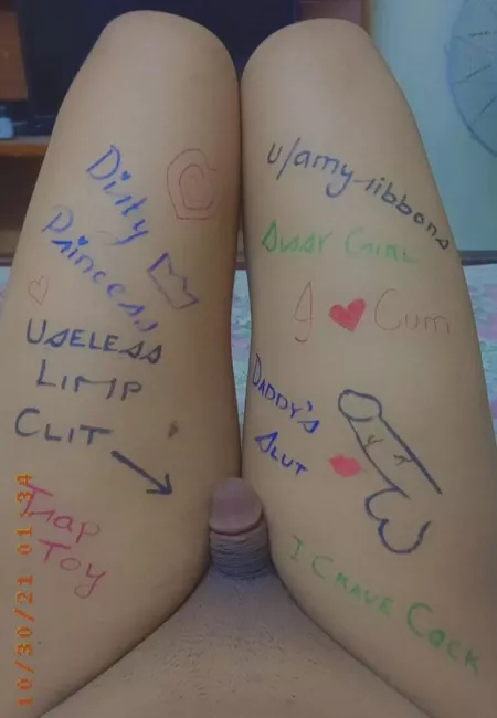 All of this and I still crave more. Humiliate me daddy. by amyribbons