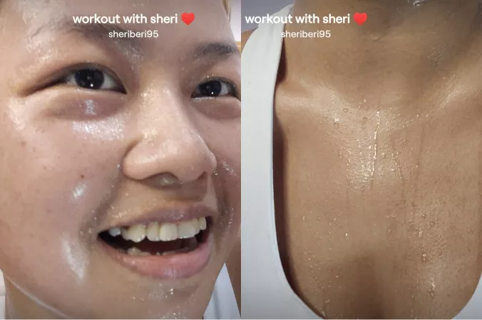 all sweaty and shiny for you ♥️♥️ by No_Mood2144