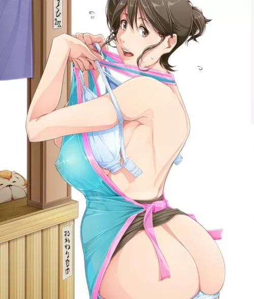 All this cooking is making me hot… if you don’t mind, I’m gonna get a bit more comfortable~ by SydHQ