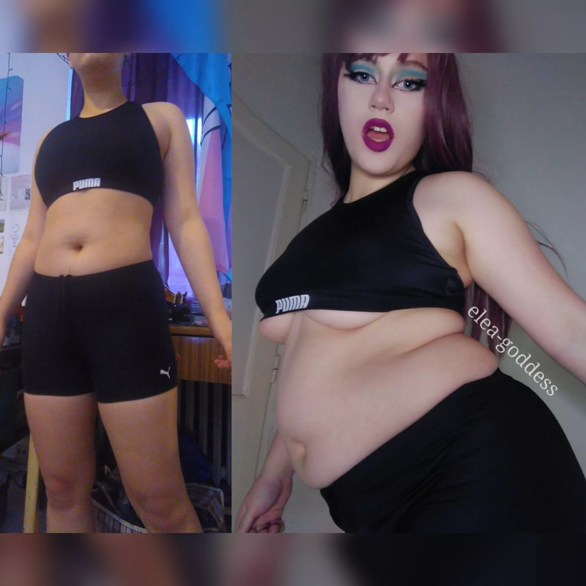 All this stuffing made me grow some soft fat rolls posted by elea-goddess