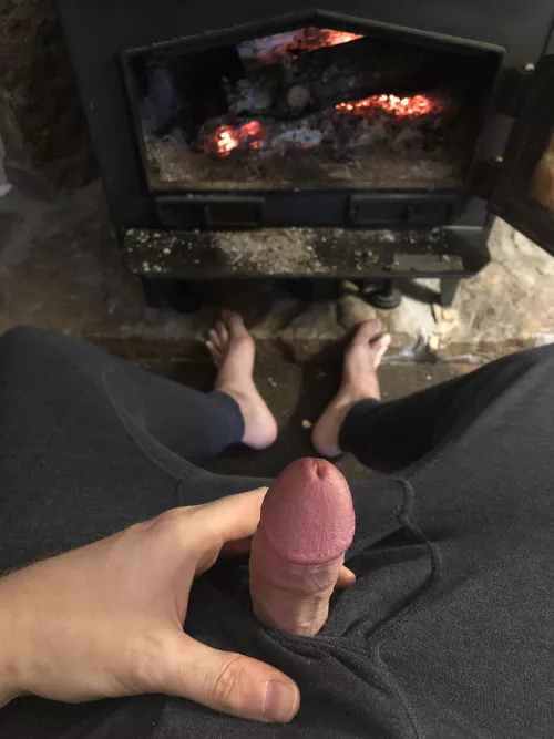 all three enjoy the fire by DocNato32016