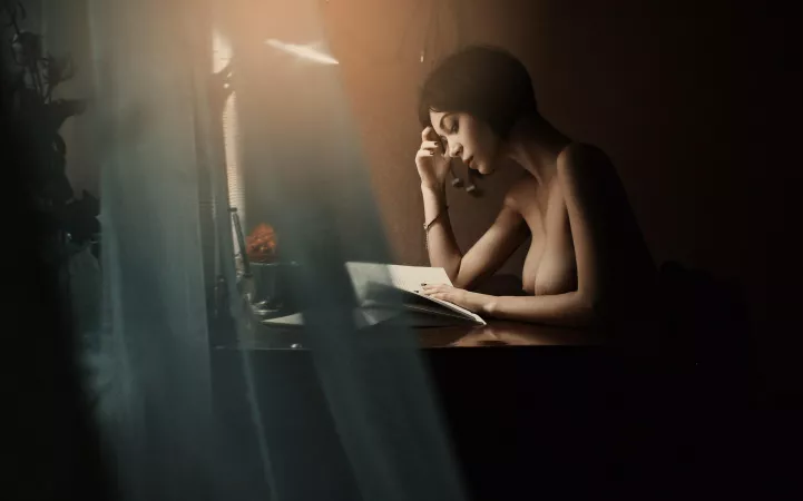 Alluring Photo, Unknown Model by tasmanbayphotography