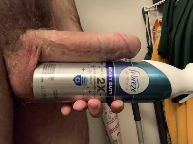 Almost as thick as febreze can by longjohn410