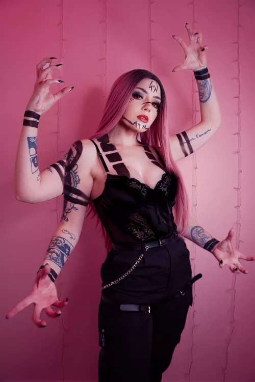 Alt/edgy female Sukuna from Jujutsu Kaisen by kaezuko.cos [self] by kaezuko_cos