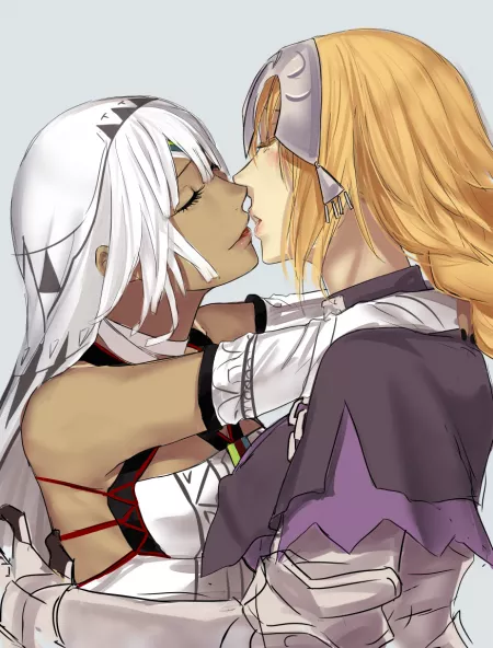 Altera And Jeanne Share A Kiss [Fate/Grand Order] by JeanneDAlter