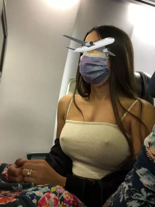 Always (f)ly bra- less in case of turbulence, it’s the safer choice. by CuteeAssaButton