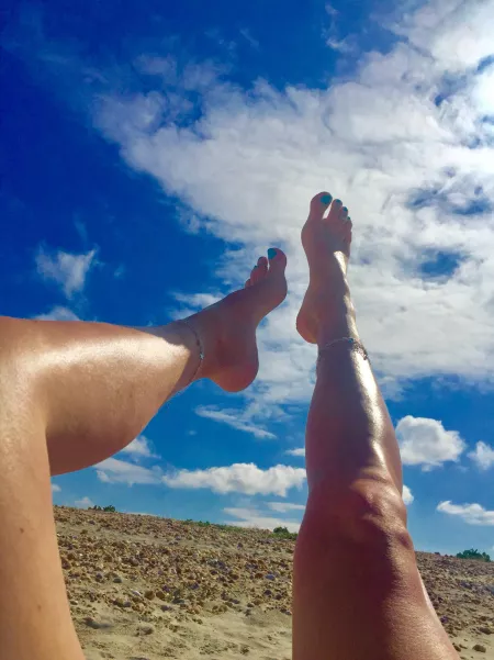 Always playful at the beach 🏖☺️ by kokkina_aphrodit