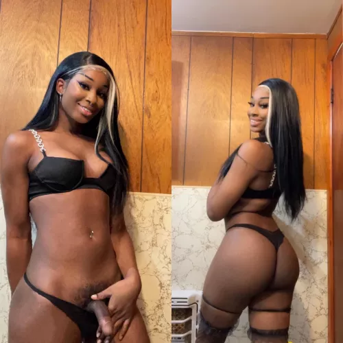 am I bending over, or are you? ;) by emoblkgirly