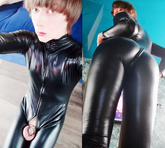 Am I cute when my clit is locked?🥺✌️ Can I sit on you?😏🍑 by Sasha_Foxyq