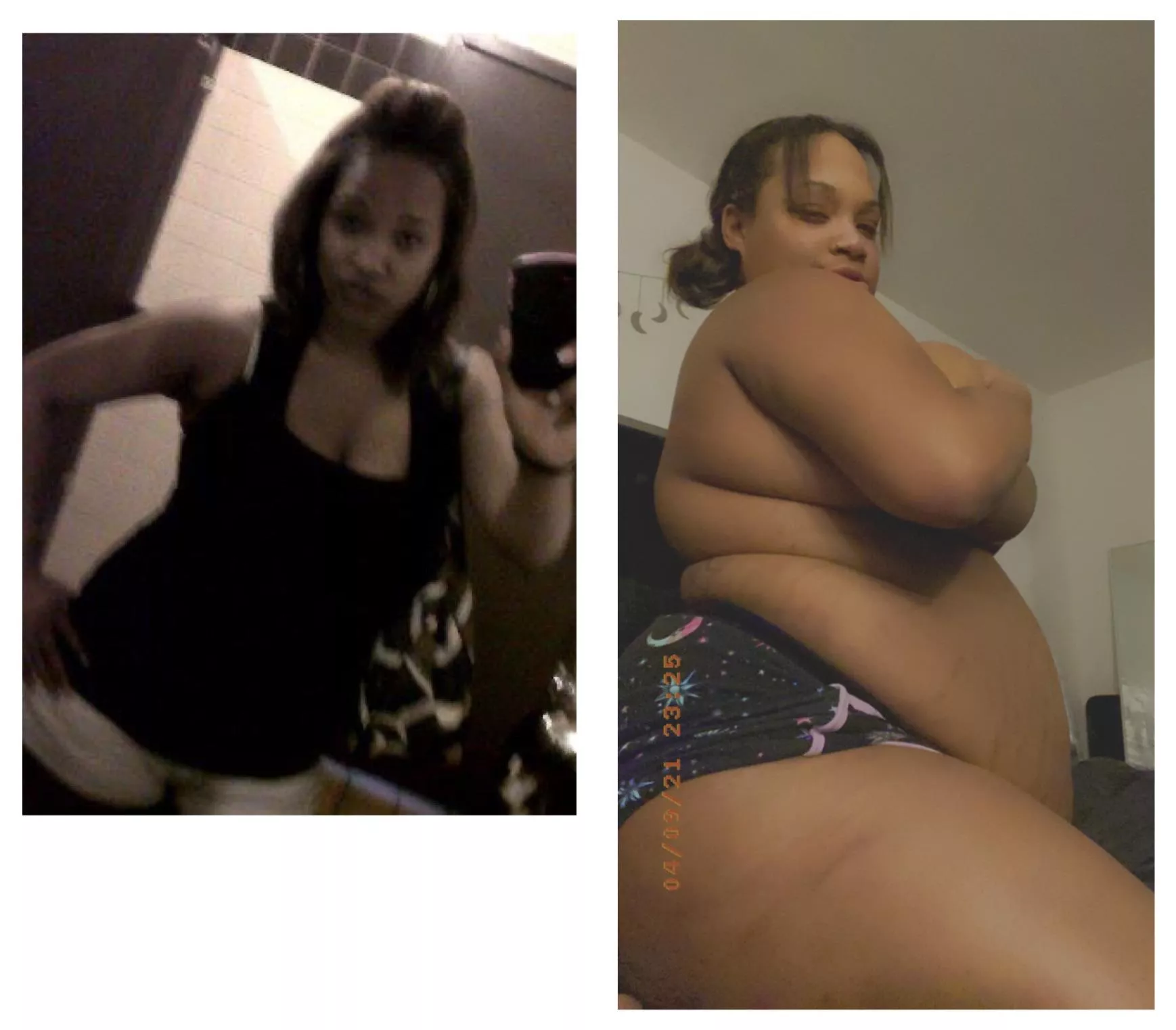 Am I gaining in the right places daddy 😈 posted by Chyy_Starr