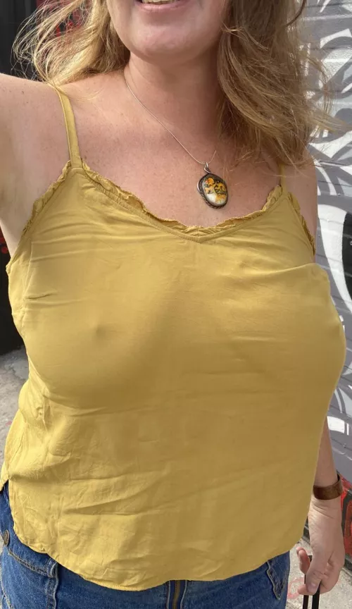 Am I naughty? All the young men notice me when I dress like this… by girlonherknees