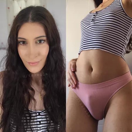 Am I pretty enough for you to suck my girl dick? by tskeila