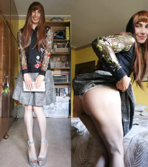 Am I pretty enough in this look? My bottom is in the mood for kisses by paok12