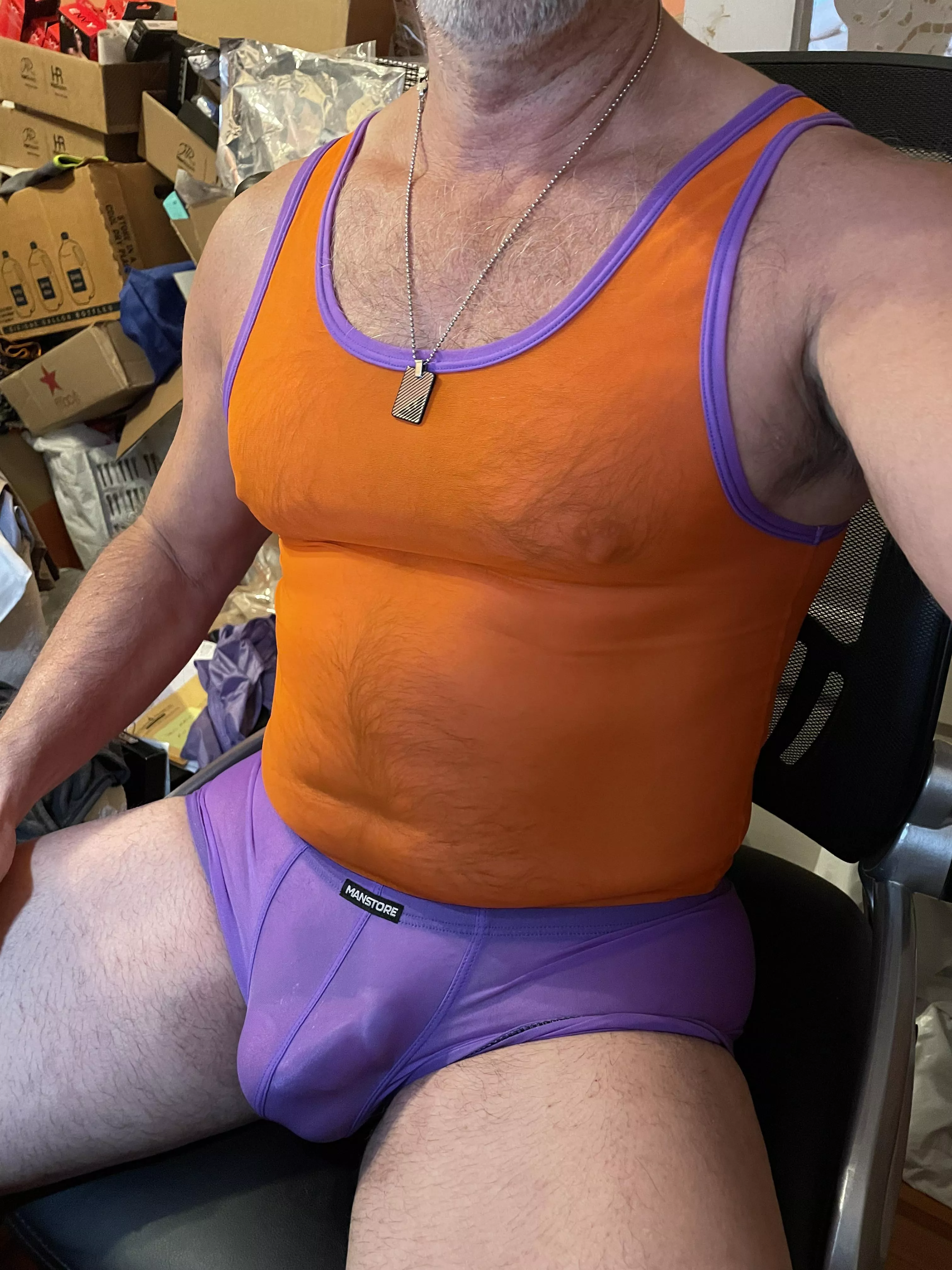 Amazing how much fun mesh can be to wear! 🍆 posted by Randallaki