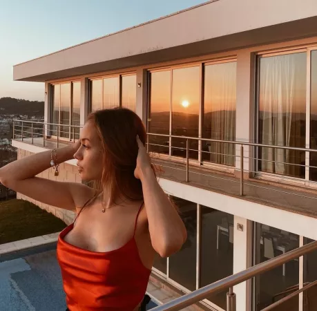 Amazing red dress by lakoprivavie