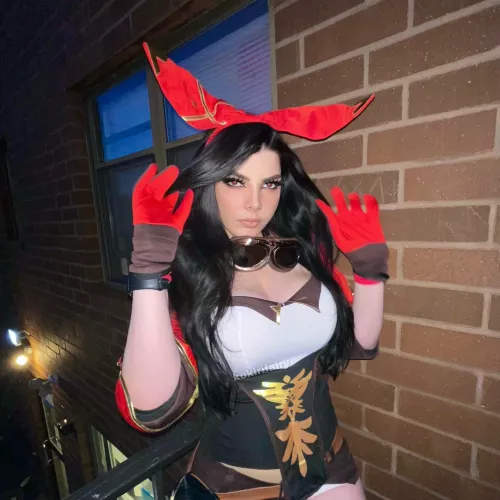 Amber from Genshin Impact by KokiriFairy_ by kokirifairy_