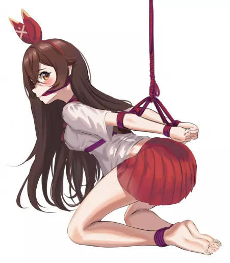 Amber gaged and tied up by Hamimelon-is-sweet