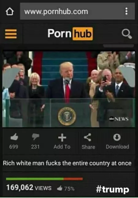 America Collectively Gets Fucked on Pornhub. by JoshiBracegirdle