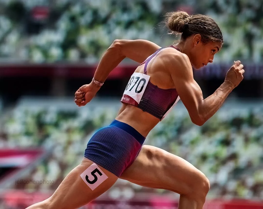 American hurdler Sydney McLaughlin posted by paone0022