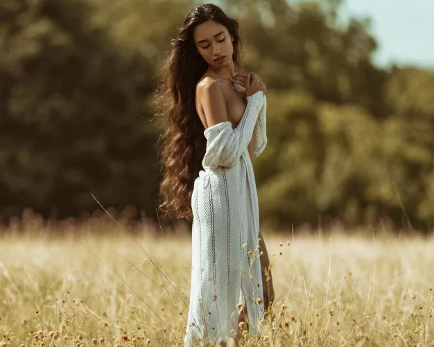 Amongst the wildflowers [OC] by xprincessamorx