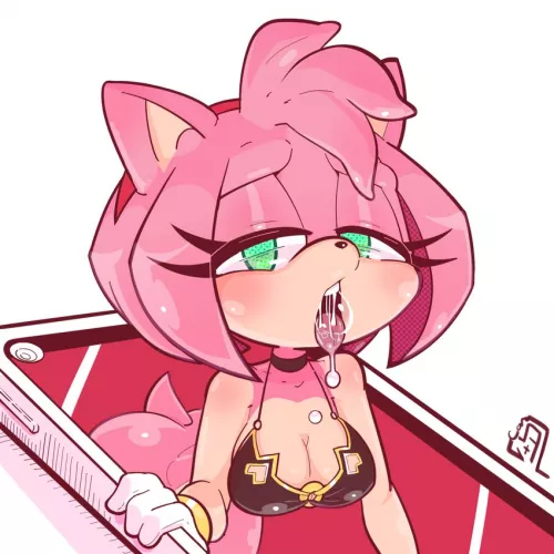 Amy knows your serch history, and now she wants you to take responsibility after seeing your naughty history (vixycore) by SavageRedFang