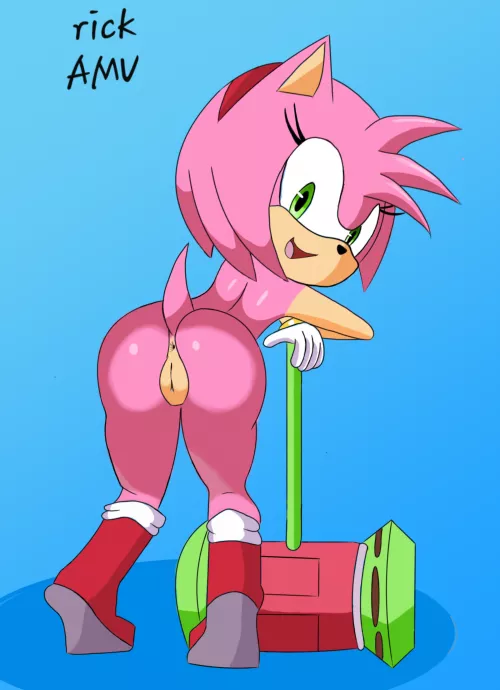 Amy Rose made by me by rickAMV
