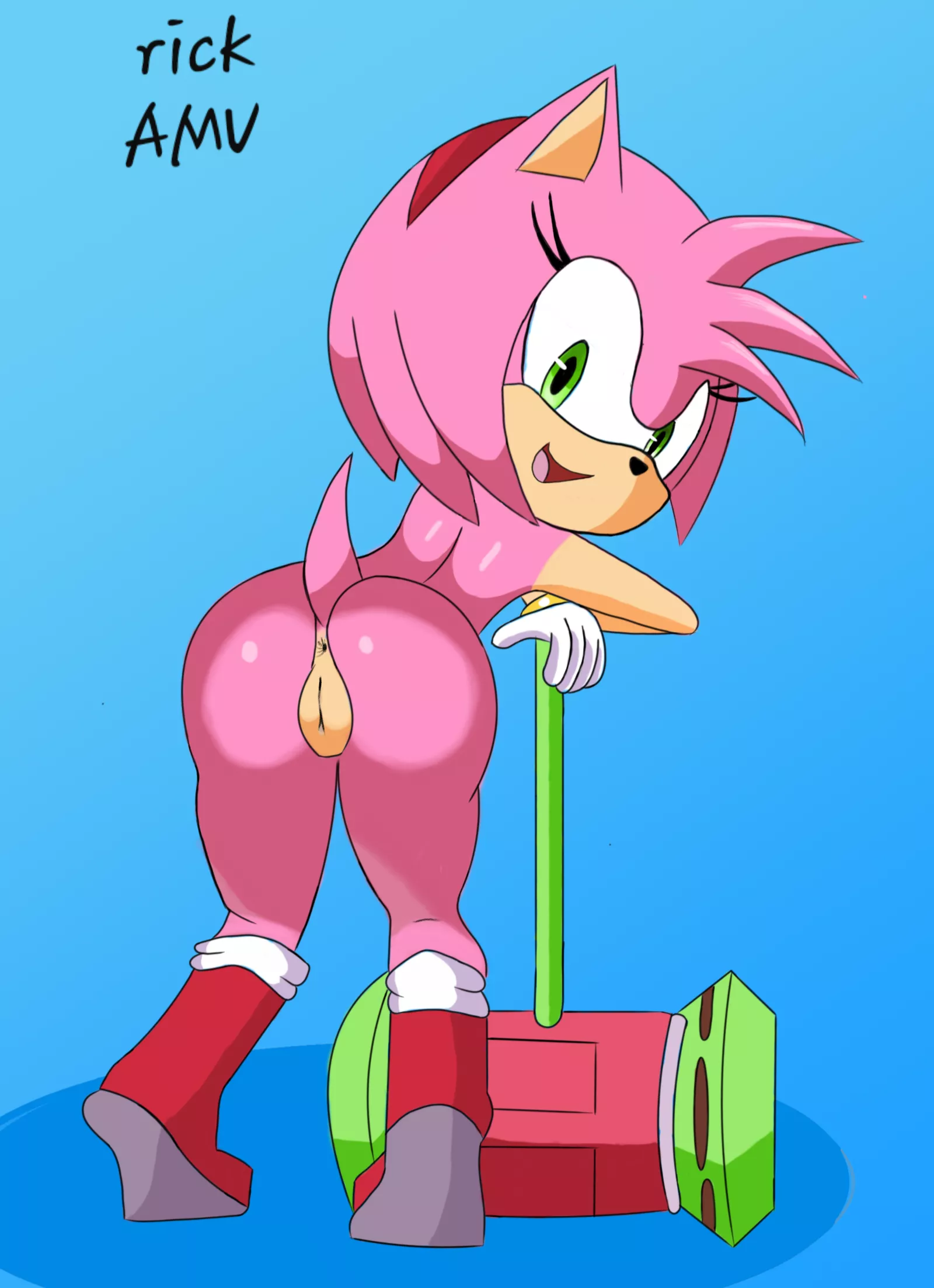 Amy Rose made by me posted by rickAMV