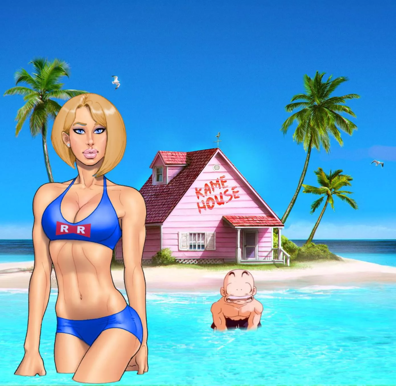 An android 18 edit btw sorry for stopping posting. I seriously need to get to it posted by vixella01