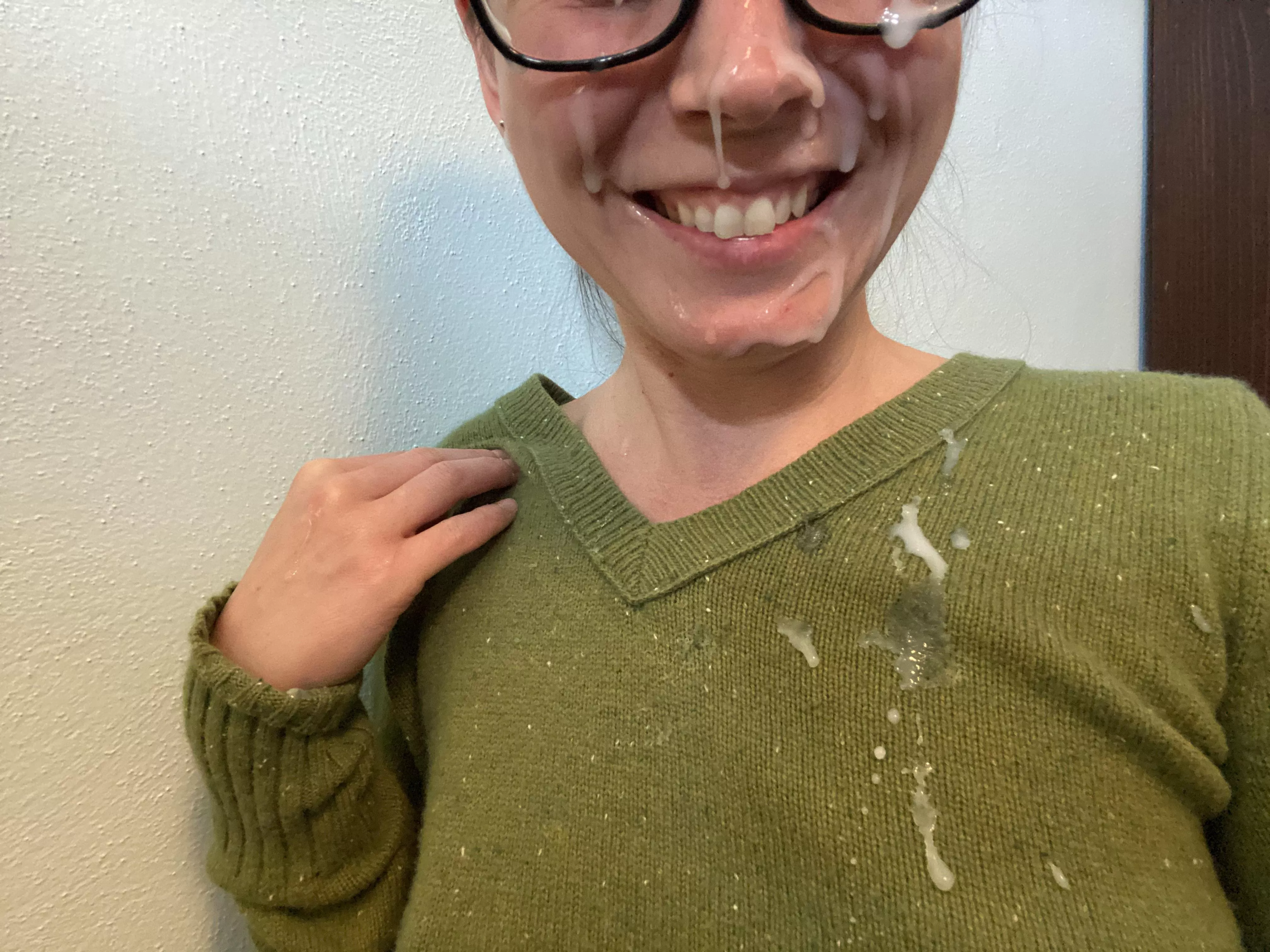 An oldie but goodie. That was a big load 😜 (f) OC posted by ctsharing