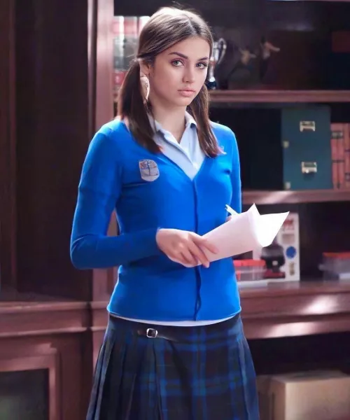 Ana De Armas as a schoolgirl by Afraid_Pay_3765