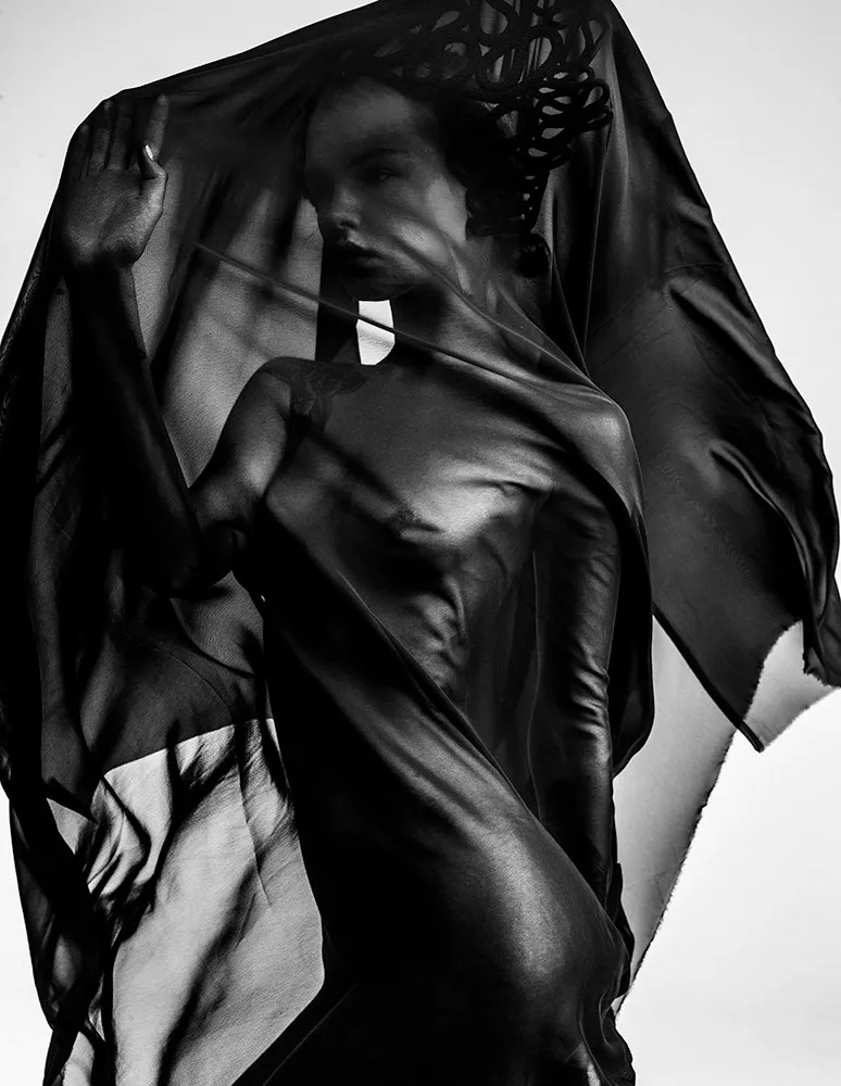 Anastasia naked under black silk 2 posted by [deleted]