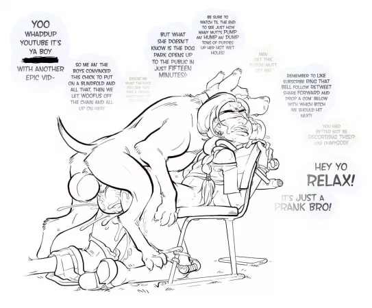 “And the dog park opens to the public in just 15 minutes” ... oh my! (sparrow) by TeeniTini