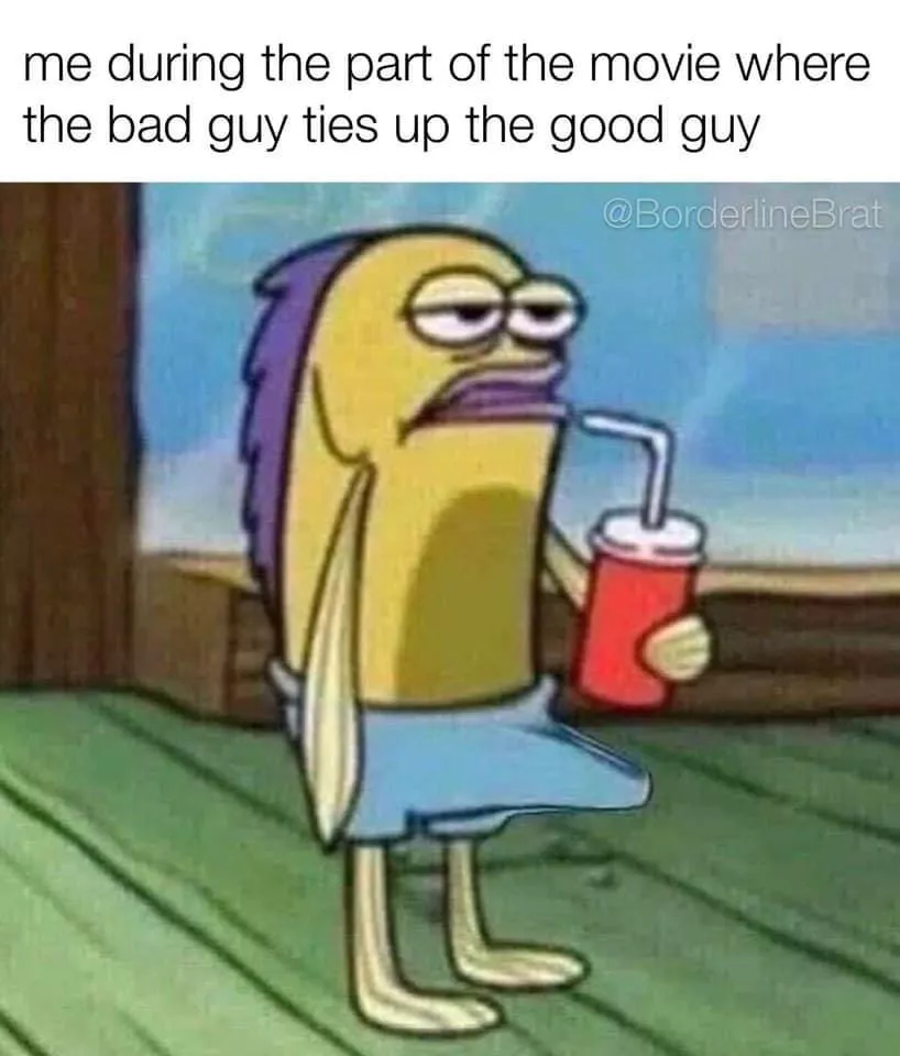 And yes, I am self inserting as the tied up hero posted by worstwriterever26