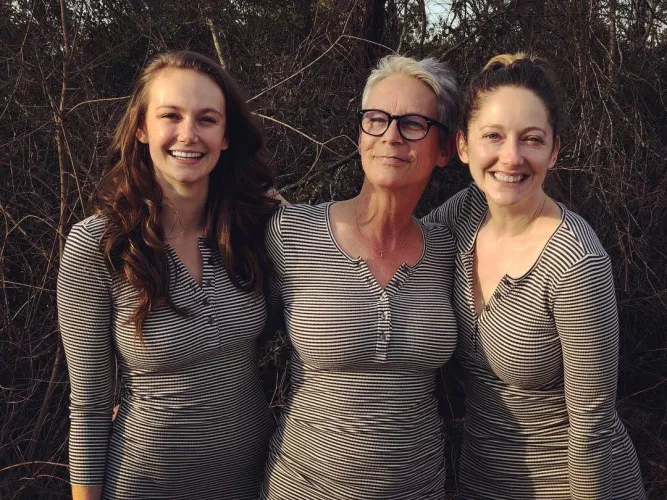 Andi Matichak, Jamie Lee Curtis and Judy Greer by Johnny-Rocket28