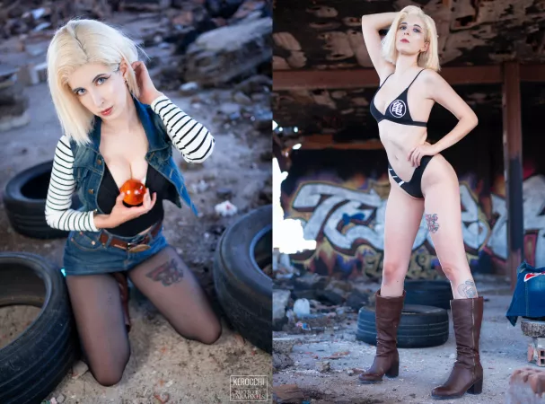Android 18 erocosplay from Dragon Ball Z! What did you wish for to Shenron? ~ Kerocchi by kerocchi