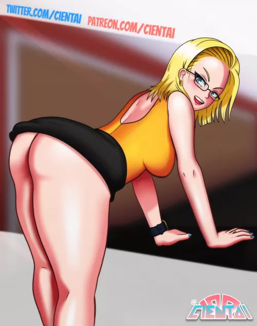 ANDROID 18 is your new professor?! By CIENTAI by Cientai