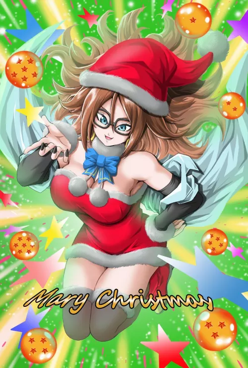 Android 21 Christmas by Snoo-40971