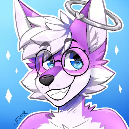 Angel fox (Art by me: Fleurfurr on twitter) by Fleurfurr