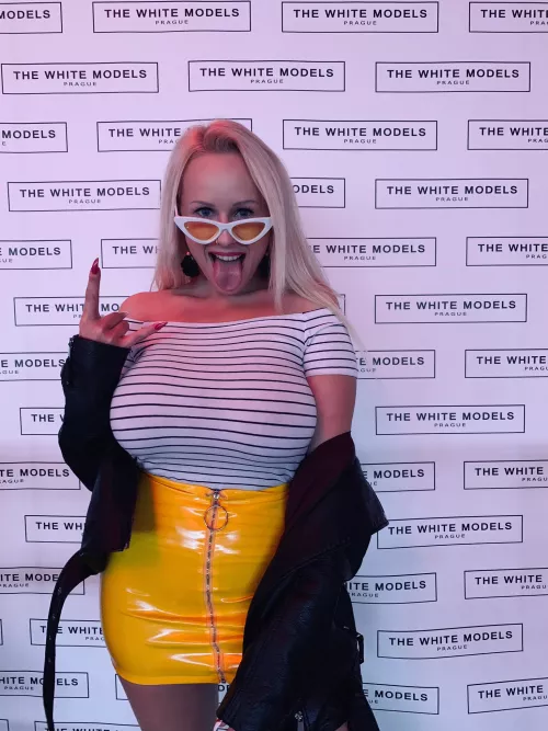 Angel Wicky at a Bratislava Party. by exhibit1867