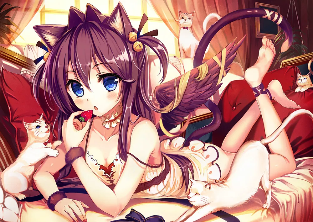 Angelic neko posted by Dhova
