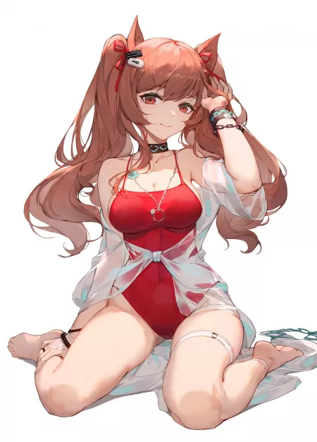 Angelina [Arknights] by CheetahSperm18