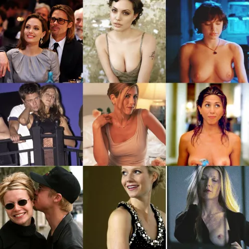 Angelina Jolie vs Jennifer Aniston vs Gwyneth Paltrow by deadkameng