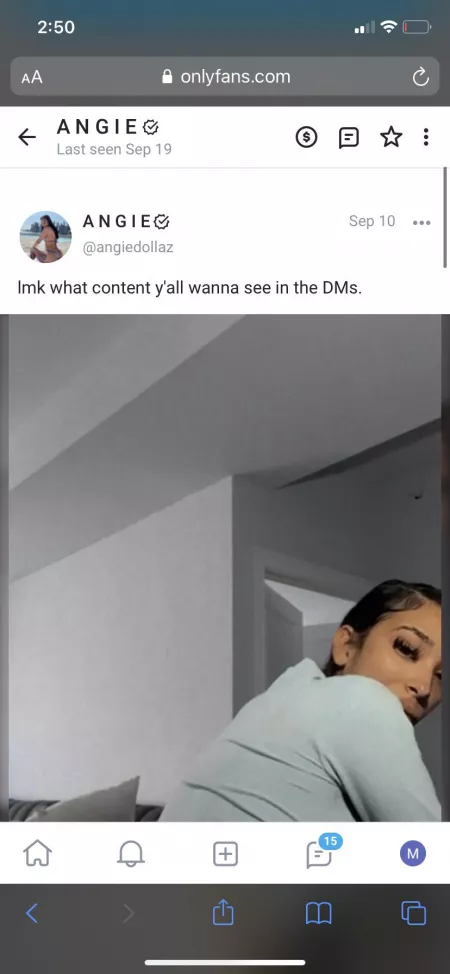 Angie dollaz onlyfans 15$ !!!! Her sub cost 25$ !!!! HMU by Puzzleheaded_Two_990