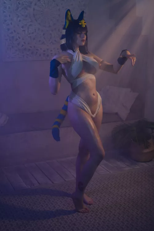 Ankha from Animal Crossing by Shadory by LizDenney